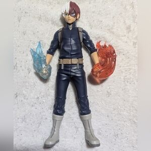 My Hero Academia Shoto Todoroki 12" Light Up Anime Action Figure Fire Ice Toy